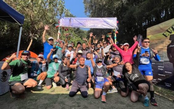Runners de Coatzacoalcos corren el equivalente al Everest en el Ajusco