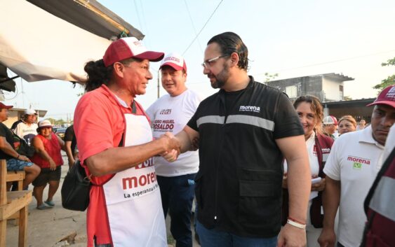 Hay que hacer que las cosas sucedan, salgamos todos a votar: Pedro Miguel Rosaldo