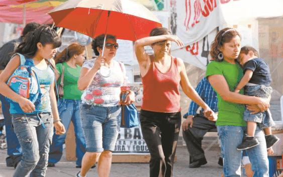Veracruz reporta sanciones térmicas de hasta 55 grados; temperaturas máximas oscilan los 40°C