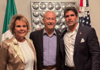 Participa embajador de EU en cena organizada por Eduardo Verástegui