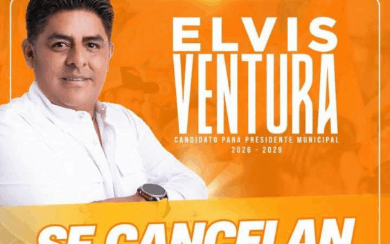 Se espera la renuncia de Elvis Ventura candidato por MC a presidente de Nanchital