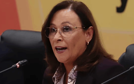 Hay candidatos con antecedentes penales, denuncia Rocío Nahle; ni con violencia o grupos delincuenciales se podrán hacer del poder, asegura