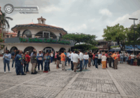 Evacúan Palacio Municipal de Nanchital tras sismo con epicentro en el sur de Veracruz