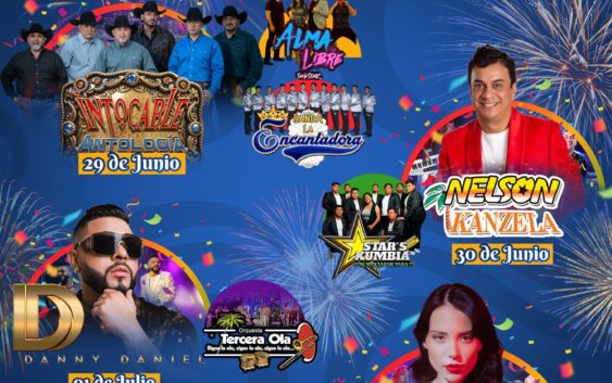 Lista la cartelera artística para la Feria Patronal en honor a la Preciosa Sangre de Cristo.