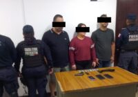 Acayuqueños detenidos en Chiapas con presunta droga y armas de fuego