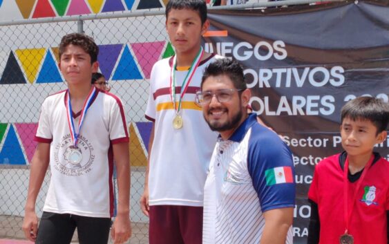 Carlos Obed, estudiante de Villa Allende, representará a Veracruz en los Juegos Deportivos Nacionales