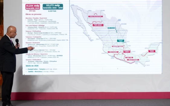Gobierno invertirá 53 mil mdp en infraestructura carretera en 2025: SICT