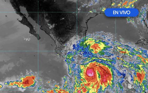 El furioso huracán ‘Erick’ EN VIVO: Alcanza categoría 3 con vientos de 205 KM/H