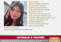 Desaparece jovencita en Cosoleacaque