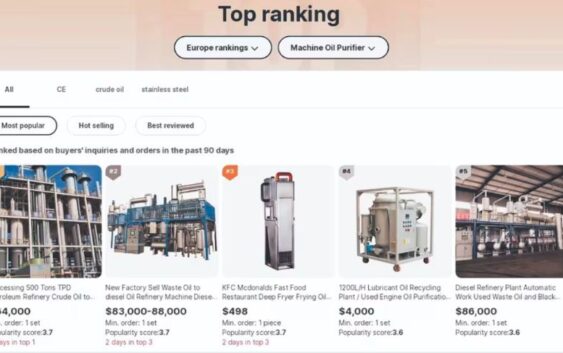 Venden en Internet mini refinerías