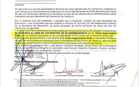 Cesan a dirigente del SATEBAEV, acción de la SEV es catalogada como un acto de represión institucional laboral