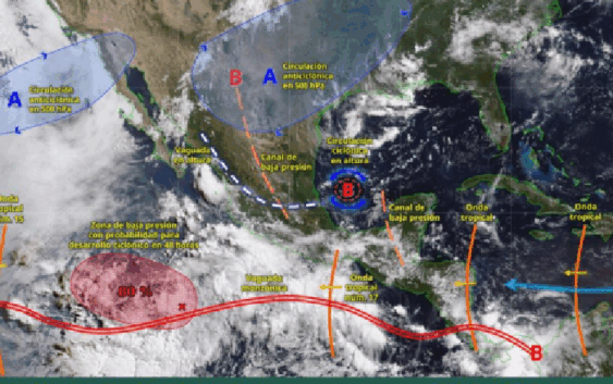 Tormentas este jueves en Veracruz: Conagua