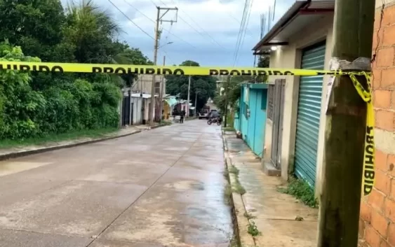 Casa queda baleada tras ataque armado en Acayucan; aseguran decenas de casquillos
