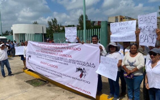 Personal de vectores de la Jurisdicción Sanitaria 11 exige basificación y mejores condiciones laborales