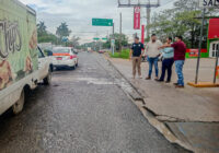 En Tuxpan se pondrán en marcha obras de bacheo, arreglo de rejillas y rehabilitación de pavimento dañado por reparaciones de fugas de agua