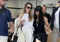 Disfrutan Salma Hayek y Angelina Jolie café de Veracruz