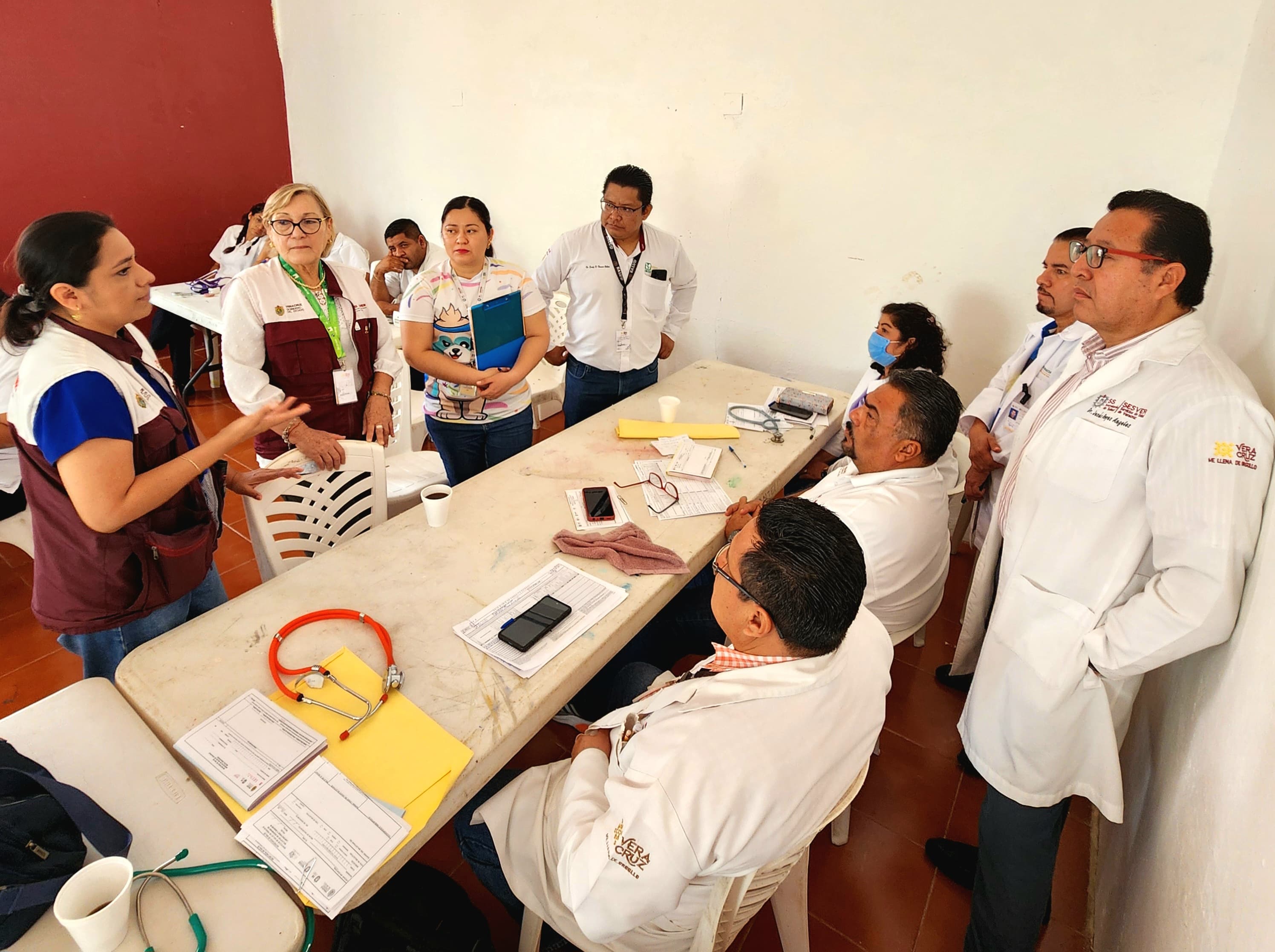 Instala Jurisdicción Sanitaria XI brigada de atención médica epecial en Mundo Nuevo