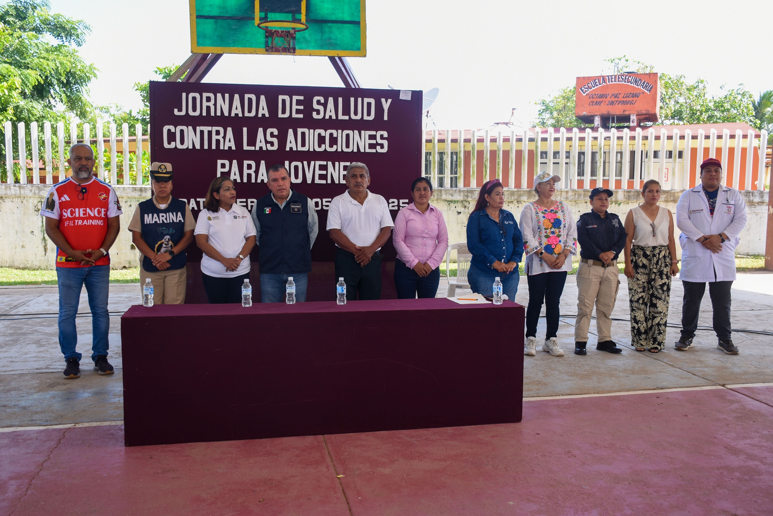 Realizan ‘Jornada por la Salud y contra las Adicciones para Jóvenes’ en Guillermo Prieto