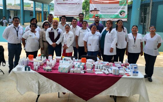 Llega Brigada Médica emergente de la Jurisdicción Sanitaria XI al Chapo