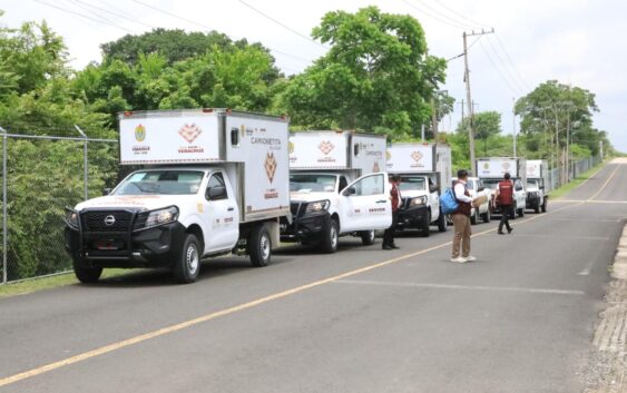 Camionetitas de la Salud llegan a Poza Rica y Ozuluama con más de 100 mil insumos médicos