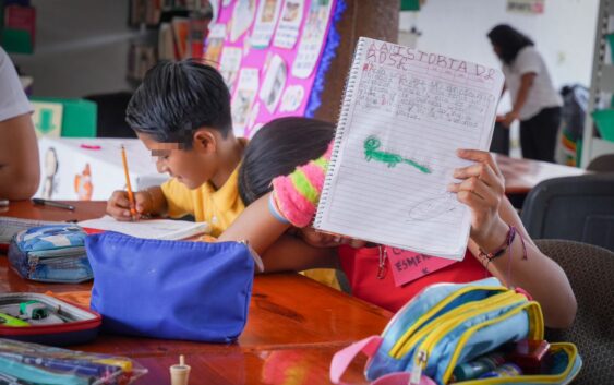 Bibliotecas de Cosoleacaque, listas para recibir a los pequeños con cursos de verano.