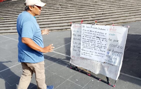 Huelguista desmiente rumores de muerte y agradece apoyo oficial