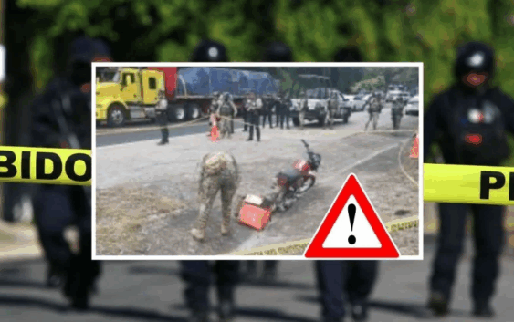 En Tihuatlán, hallan motocicleta de “Rappi” que ocultaba granada y armas; esto sabemos