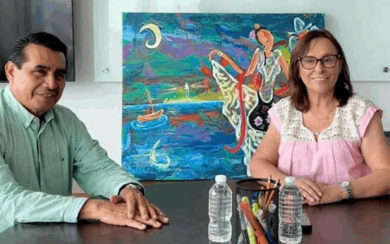 Esteban Bautista y Rocío Nahle reafirman compromiso de trabajar en unidad para los veracruzanos