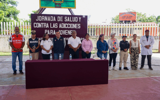 Realizan ‘Jornada por la Salud y contra las Adicciones para Jóvenes’ en Guillermo Prieto