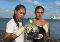 Realiza espectacular entrenamiento público, la campeona mundial, Esneydi “La Leona” Rodríguez