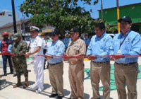 Autoridades de la Administración del Sistema Portuario Nacional ASIPONA en Coatzacoalcos Inauguran el “Iguanario” en el Paseo Ribereño