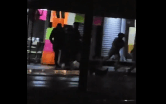 Fuerte movilización policiaca por balacera en Veracruz; hay un herido