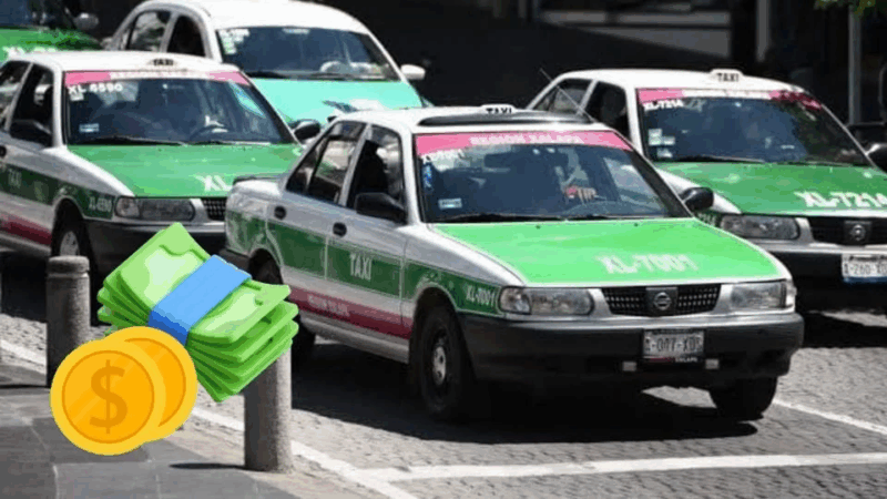 Así se mantendrán las tarifas de taxi en Xalapa, según líderes concesionarios