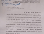 El Dr. Rafael Vela denuncia ante Contraloría de la UV a integrantes de la Junta de Gobierno El Dr. Rafael Vela denuncia ante Contraloría de la UV a integrantes de la Junta de Gobierno