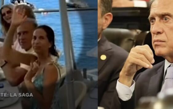 Captan a Miguel Ángel Yunes en Italia; pasa el día en club de playa exclusivo