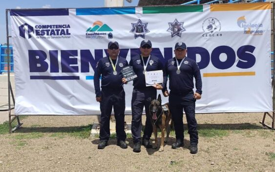 Unidad Canina K9 de SSP gana Primer Lugar Nacional por Excelencia