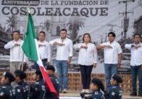 Ponciano Vázquez Parissi encabeza conmemoración del CCCXX aniversario de la fundación de Cosoleacaque.