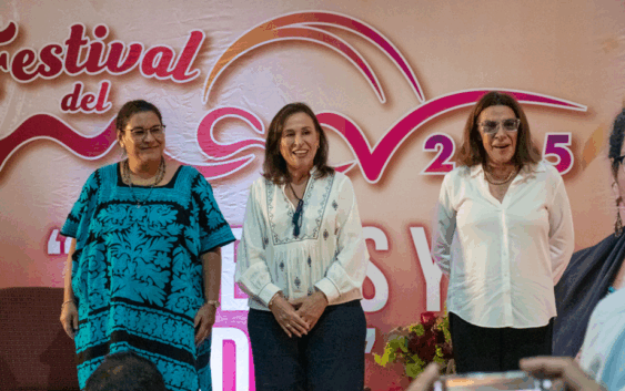 Ofrecen Sabina Berman y Lenia Batres conferencia magistral en el Festival del Mar