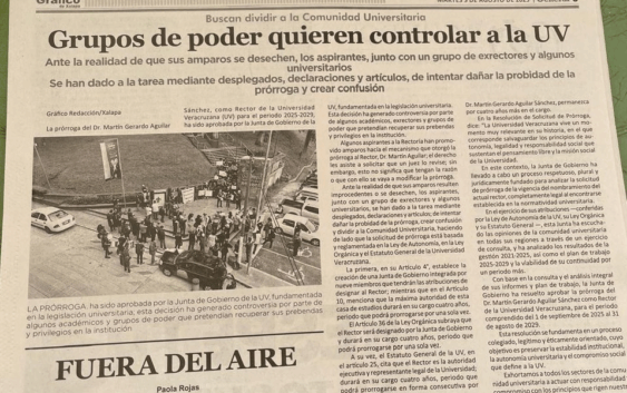 Prórroga con presupuesto: Medi os pro-prórroga entre los beneficiados por pagos de la UV