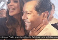 ANUNCIAN LICENCIA DE SERGIO GUTIÉRREZ LUNA, ESTO EN MEDIO DE ESCÁNDALOS DE SU ESPOSA Y DE LOS LUJOS EXHIBIDOS; PRENSA DEL DIPUTADO DICE QUE FUE UNA CONFUSIÓN