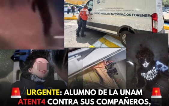 URGENTE: ATENTADO EN LA UNAM, ATAQUE EN EL CCH SUR: UN ESTUDIANTE MUERTO Y UN TRABAJADOR HERIDO 