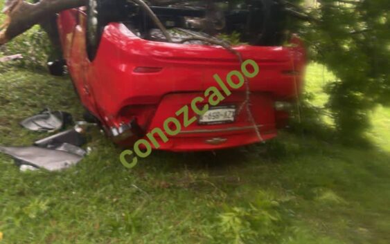 Joven pierde la vida en accidente automovilístico sobre la 180
