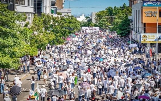 Marcha por la paz en Culiacán:”¡Queremos paz!”