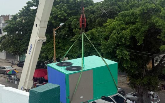 Arriban equipos de aire acondicionado al HGZ No. 36 de Coatzacoalcos del IMSS Veracruz Sur