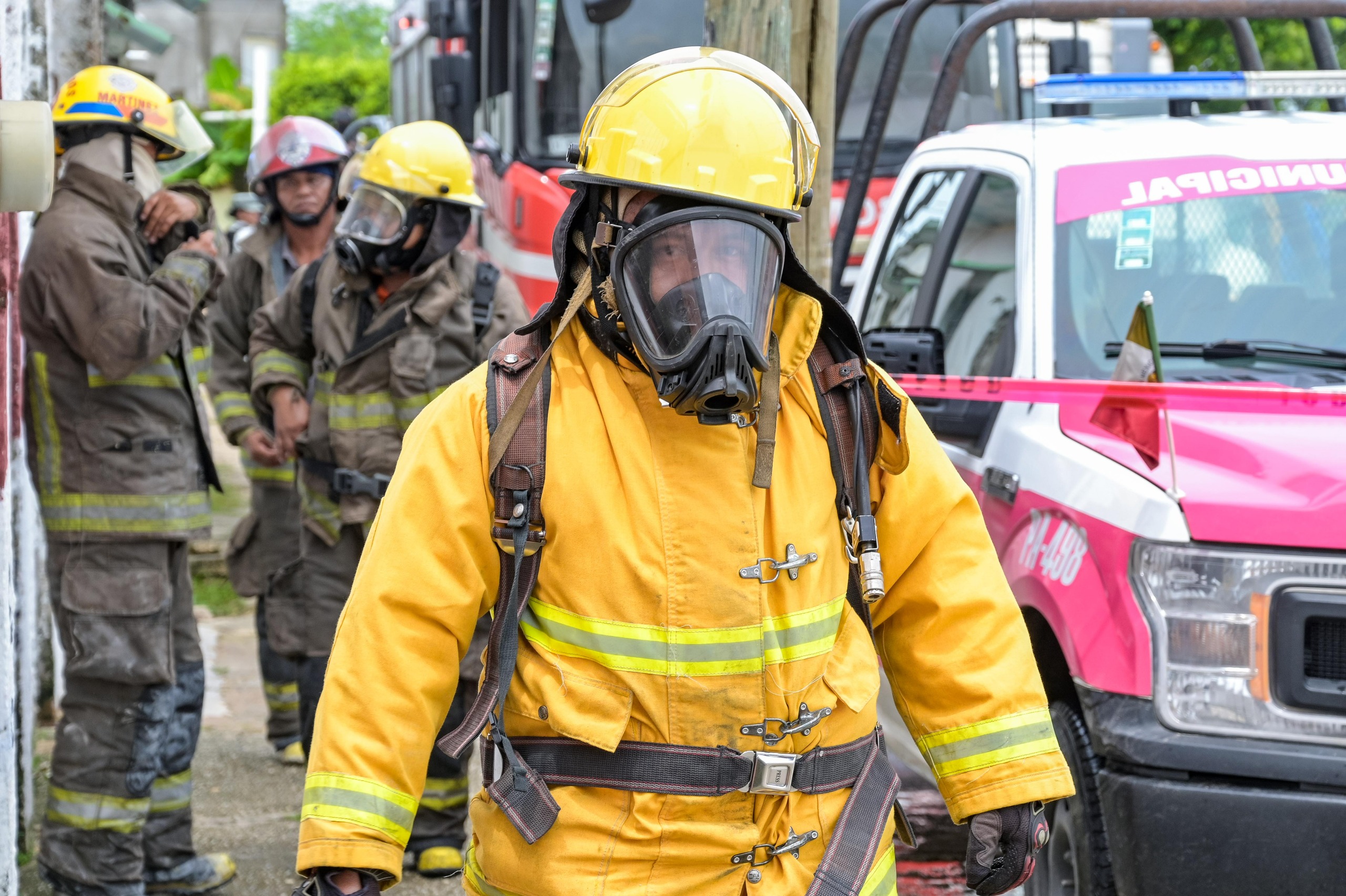 Participan cuerpos de emergencia en simulacro de amoníaco en Mundo Nuevo