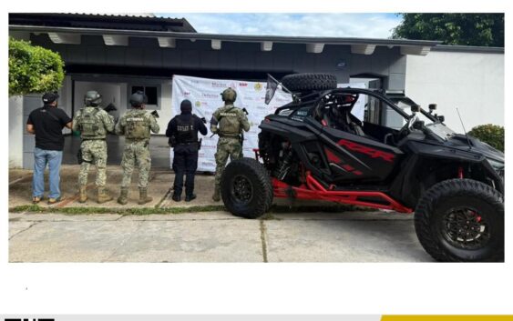 Cateo en Coatzacoalcos deja decomiso de vehículo tipo “racer”