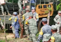 Ejército y GN aplican Plan DN-III-E en Texistepec, Veracruz, tras paso de la Onda Tropical 34