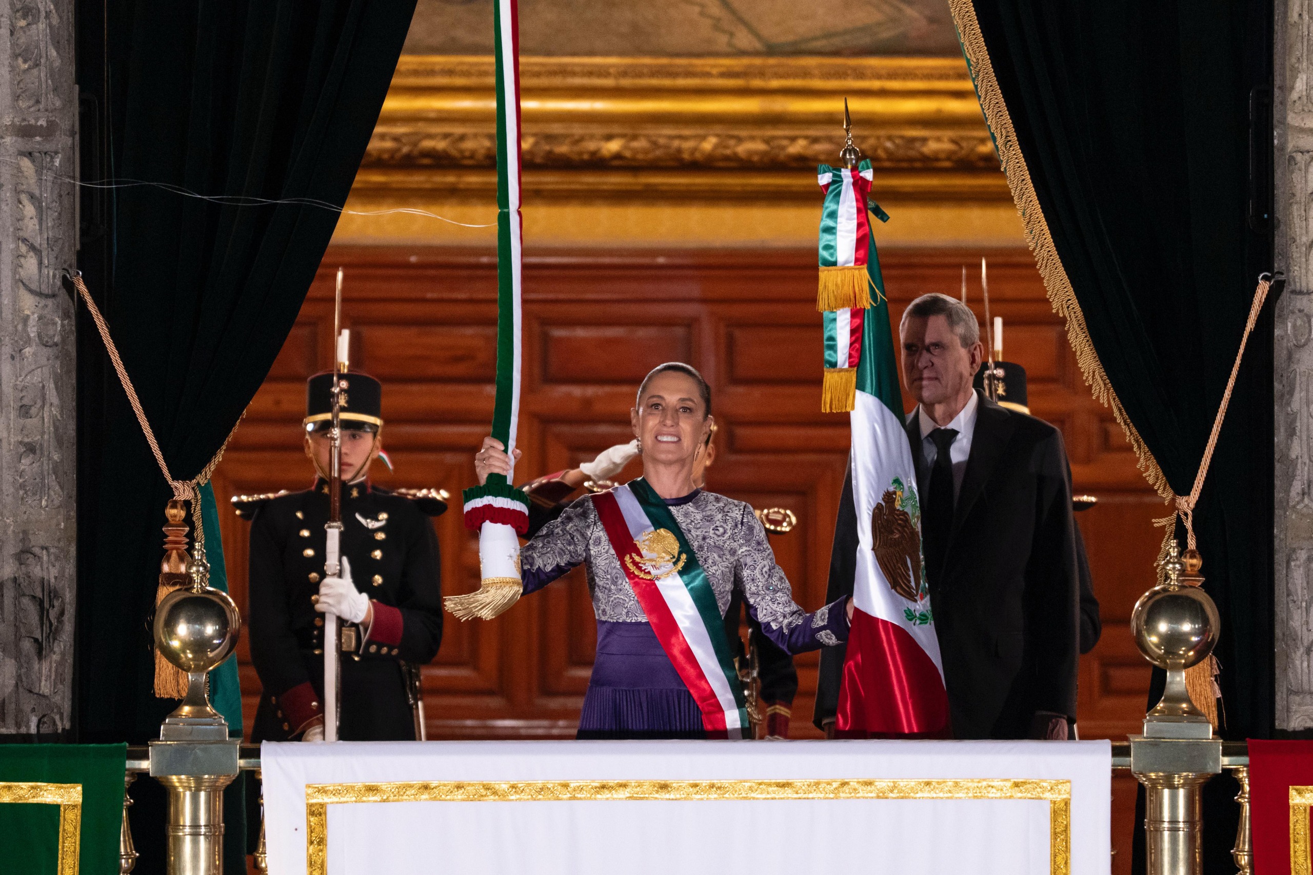 Presidenta de México, Claudia Sheinbaum, Da Grito de Independencia