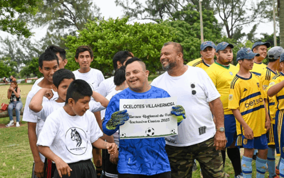 Celebran en Coatzacoalcos el Primer Torneo Regional de Fútbol Inclusivo