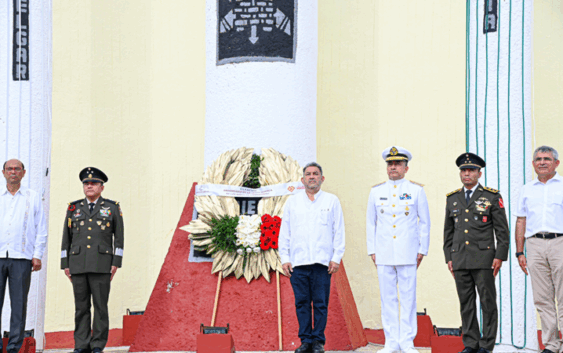 La Marina y la Sedena nos llenan de orgullo: Amado Cruz Malpica en la conmemoración a los Niños Héroes